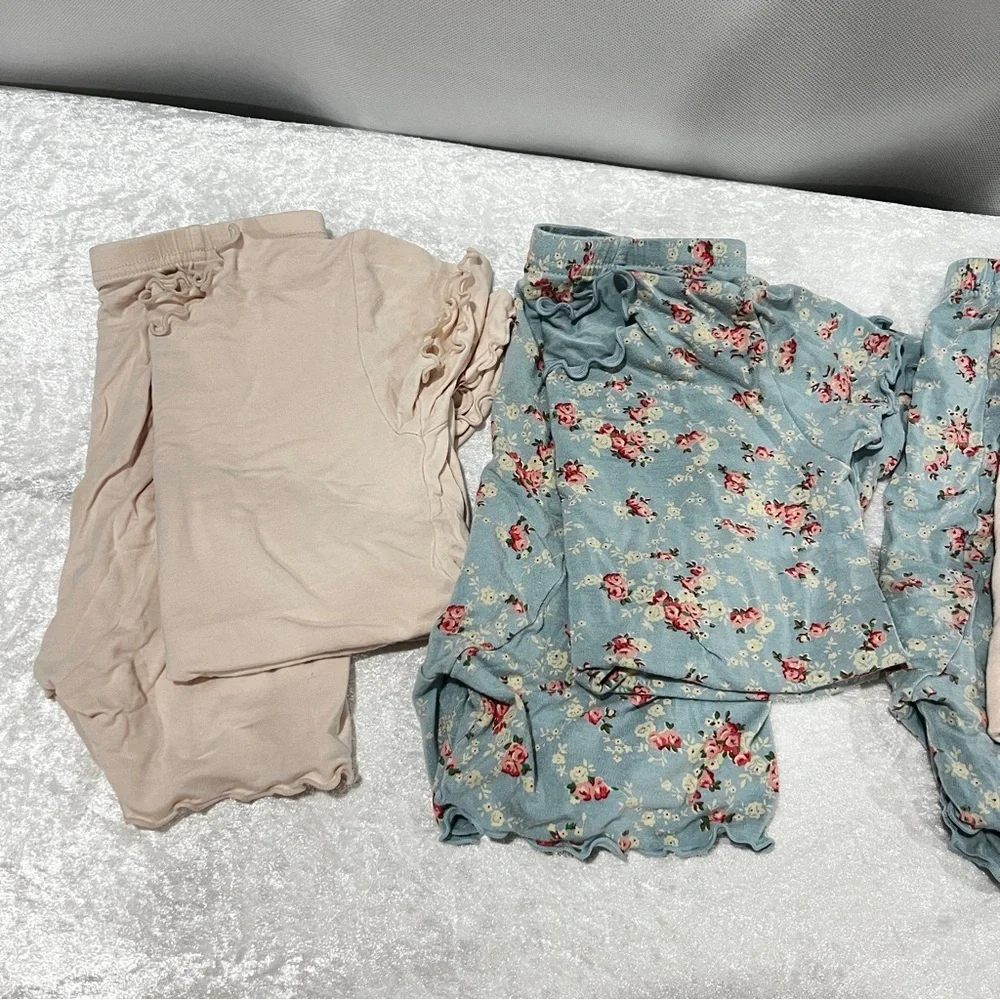Vaenait Baby Pajama Bundle Lot 6 Pieces Size 120 (XL) 6-7 Years Old Girls Soft